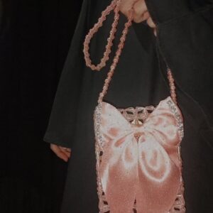 drop shape beaded purse